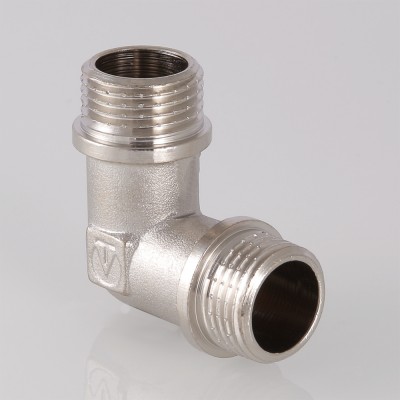 VTr.093.N.0004 Фитинг резьбовой – угольник с наружной резьбой Valtec 1/2"  - Вид №1