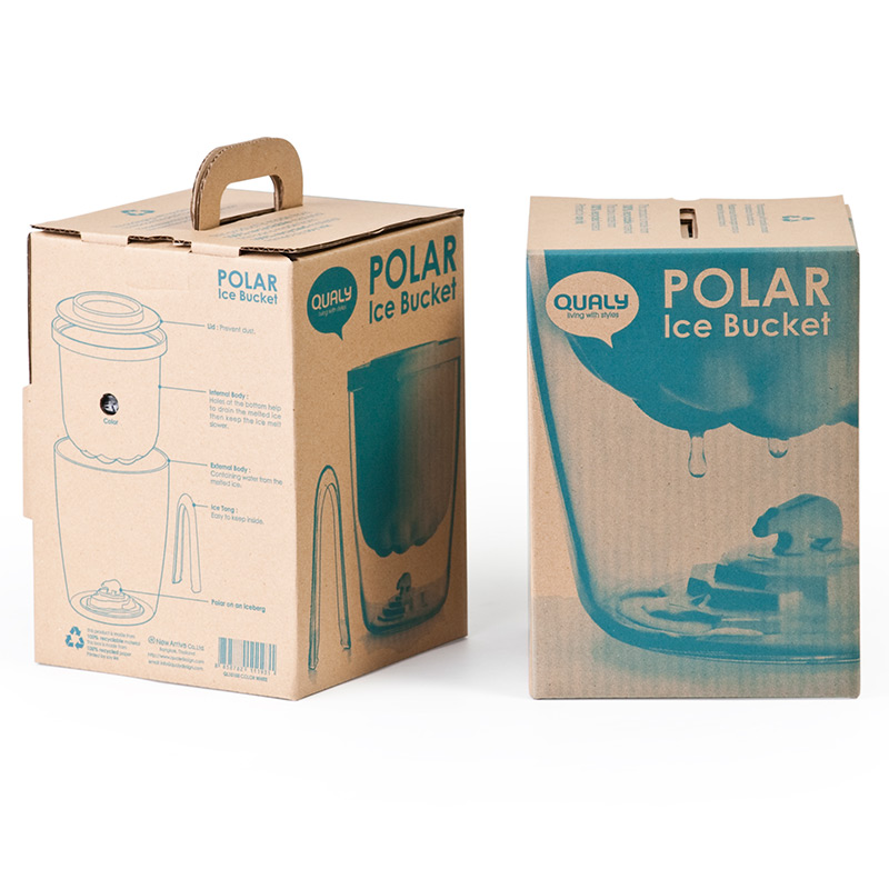 Ведро для льда с щипцами белое Polar Bear QUALY ДИЗАЙНЕРСКИЕ 00-3869548 Белый  - Вид №3