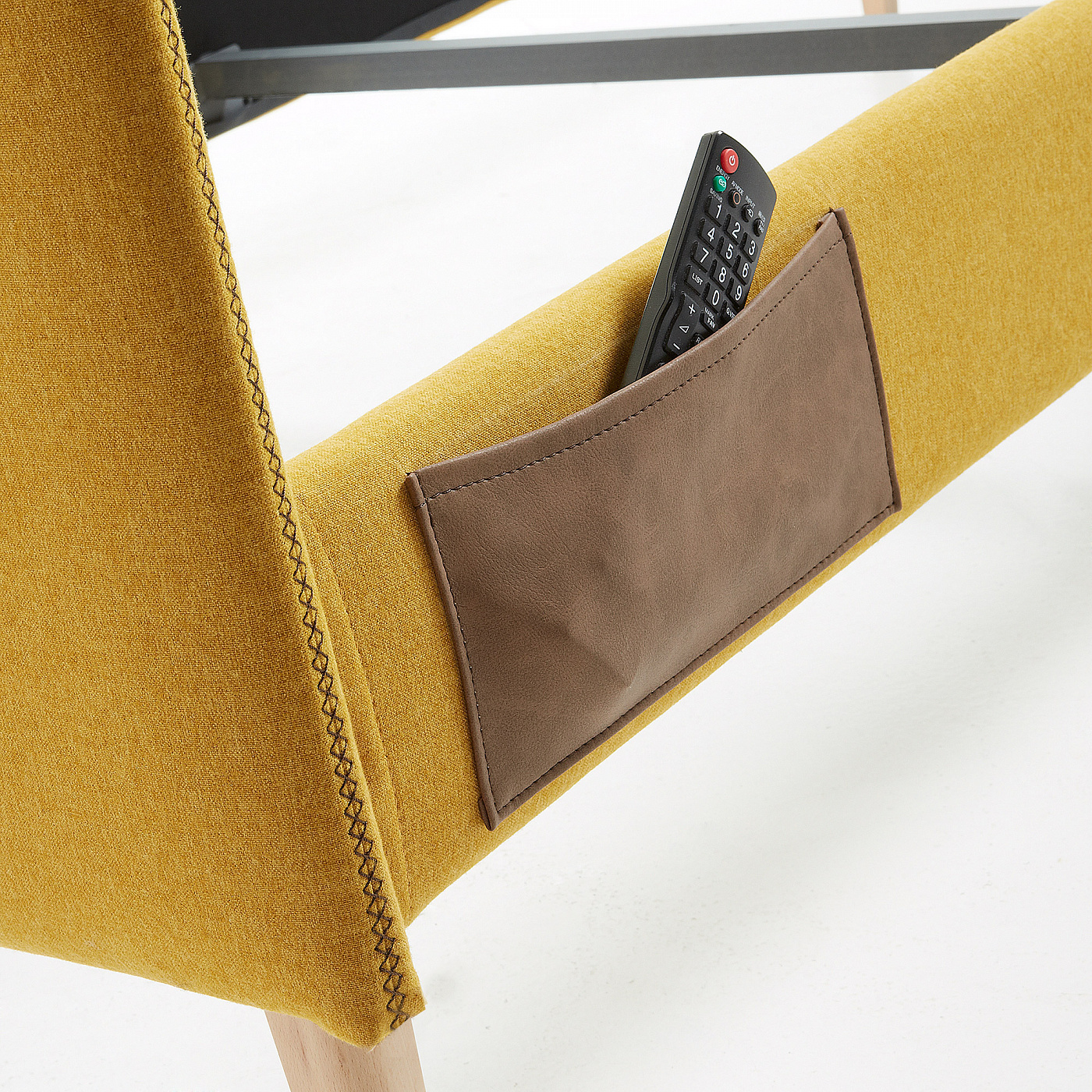 053361 Кровать Lydia 90x190 горчица La Forma Dyla  - Вид №2