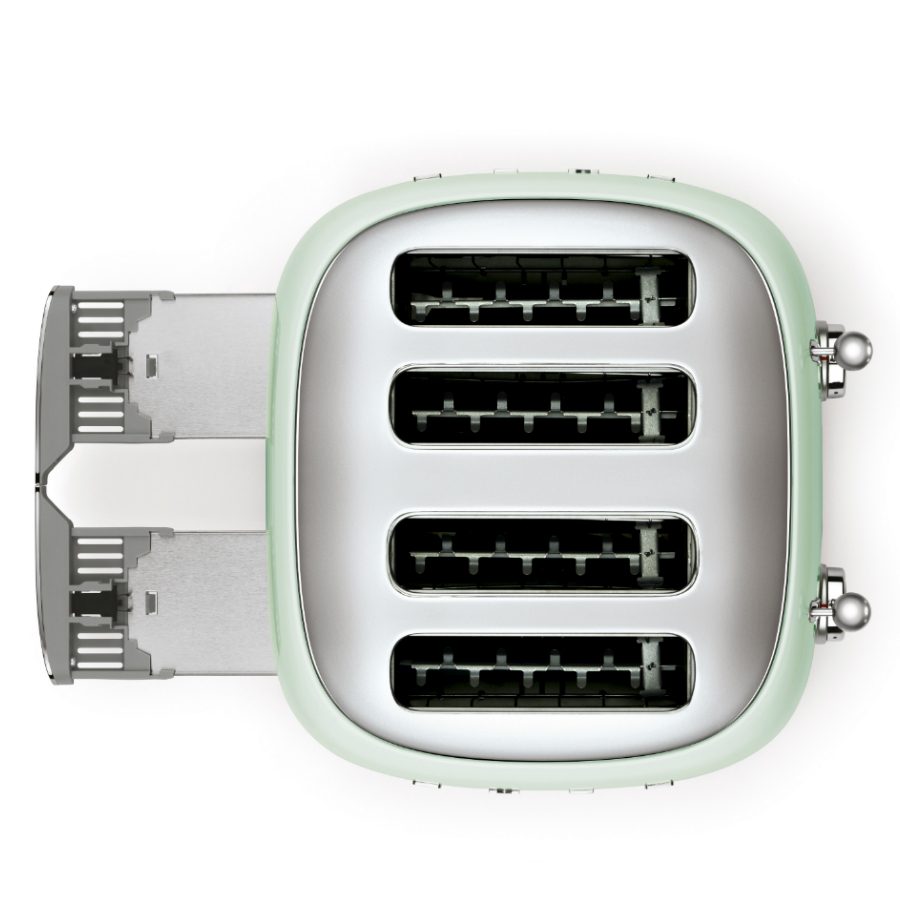 Тостер на 4 ломтика Smeg, пастельно-зеленый TSF03PGEU - Вид №9