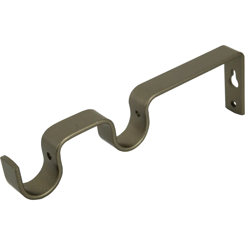 Держатель двухрядный простой Orbis металл цвет графит 2 см STLM-2001351