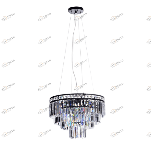 Дизайнерская подвесная люстра Spot Light Aurora 9019828 черная SPOT LIGHT ДИЗАЙНЕРСКИЕ 108178 Черный 