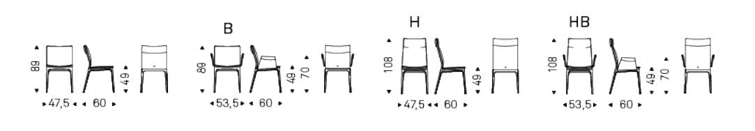 Кожаный стул с подлокотниками Cattelan italia София ARCH-00058169 - Вид №2