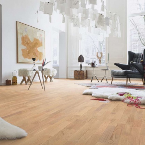 Паркетная доска Meister PС 400 Style Чистый 8262 Дуб Натур с брашью (Текстурированная) 2400х200 мм 2300200063 - Вид №5