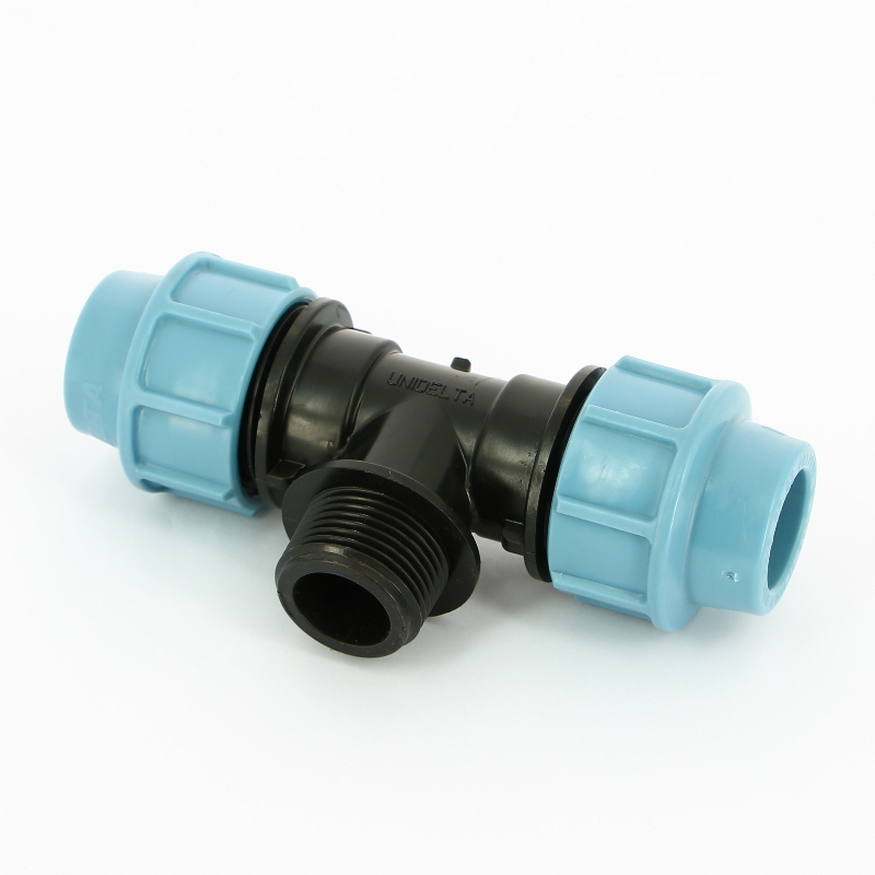 Тройник обжим-Н для труб ПНД UNIDELTA 25х1" 1010025004 - Вид №2