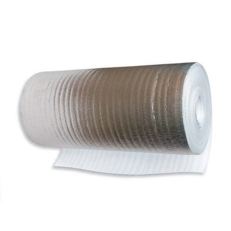 Рулон теплоизоляционный Energoflex Super AL с покрытием алюминиевой фольгой ROLS ISOMARKET 5мм х 1м х 20м EFXR05120SUAL - Вид №1