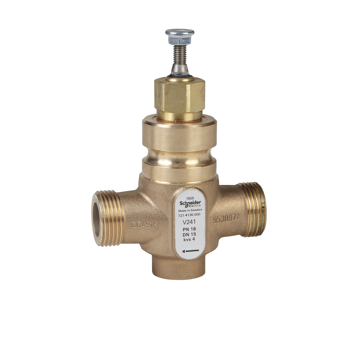 7214142000 Клапан 2-ходовой резьбовой V241-32-16, DN32 Kvs 16 наружная резьба G2B Schneider Electric 