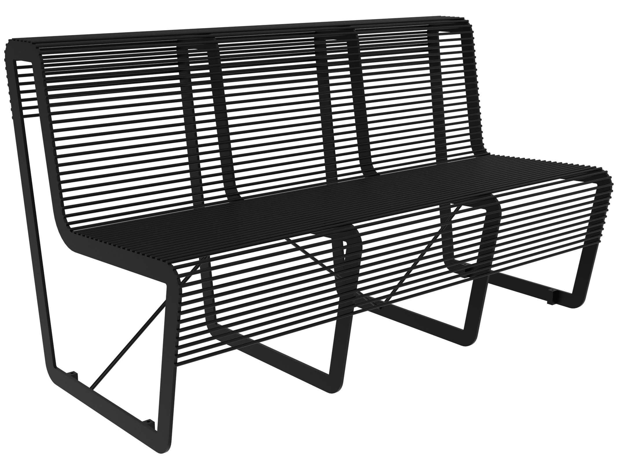 Оцинкованная стальная скамья со спинкой Lazzari Light ARCH-00099033 - Вид №18