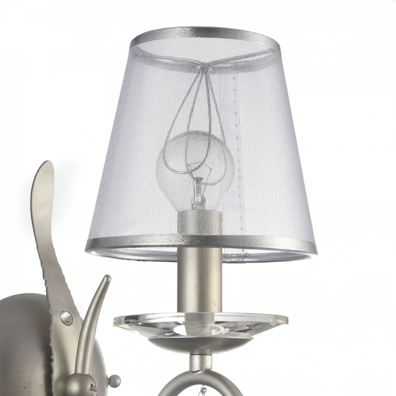 Бра настенное серебряное Darina FR2755-WL-01-BR FREYA CLASSIC 00-3957487 Серебро - Вид №1