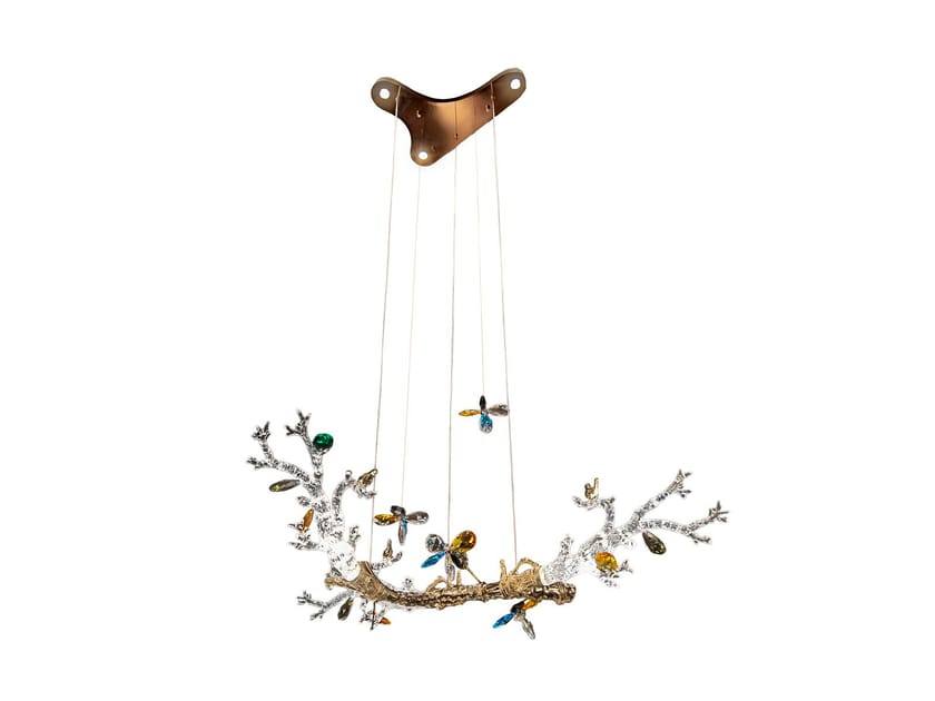 Медь и Кристалл светодиодный подвесной светильник K-Lighting Lerodi ARCH-00110500