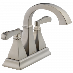 25718LF-SP Смеситель для ванной комнаты с двумя ручками Delta Faucet Lakewood Матовый никель Spotshield