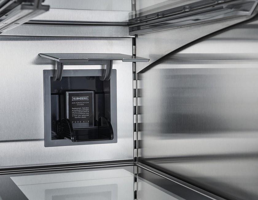 Sub-Zero Холодильник из нержавеющей стали со стеклянной дверцей класса а + Pro 48 Icbpro4850g  - Вид №3