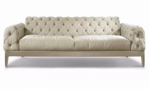 CTS SALOTTI Кожаный диван с тафтингом Elliot