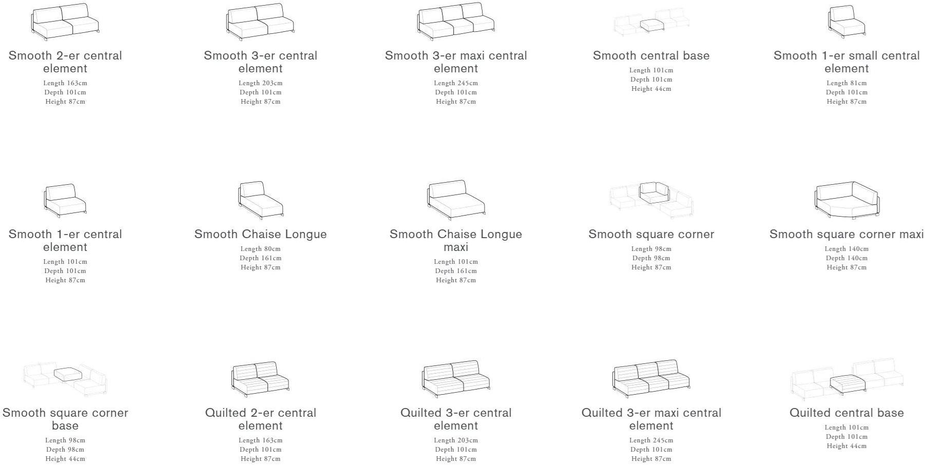 Ditre Italia Модульный угловой диван из ткани Bag sun-id-1490542 - Вид №4