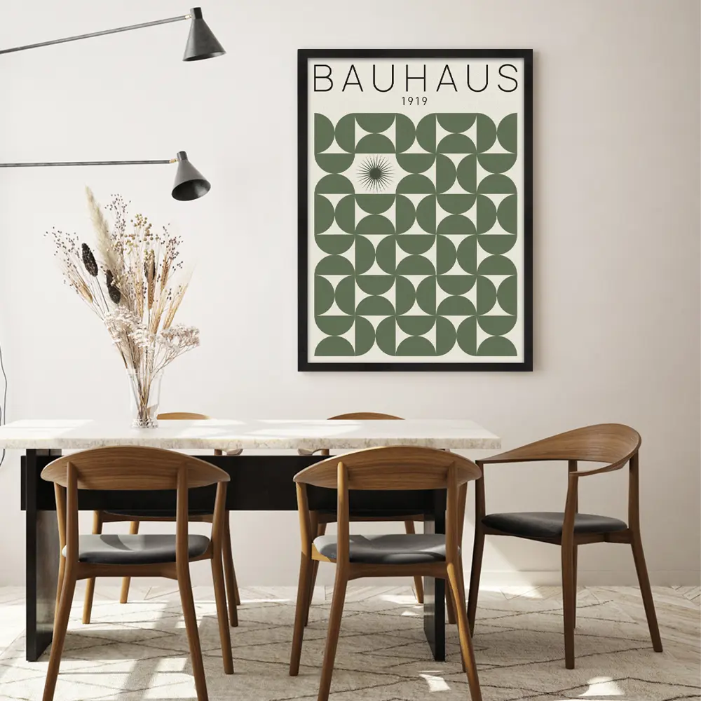 Картина с рамкой Postermarket Выставка 1919 50x70 см цвет зеленый STLM-2166021 - Вид №1