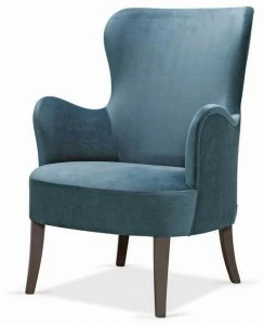 Fenabel Кресло из ткани с подлокотниками Flower Co.041i