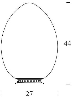 FontanaArte Светодиодная настольная лампа Uovo sun-id-1459786 - Вид №3