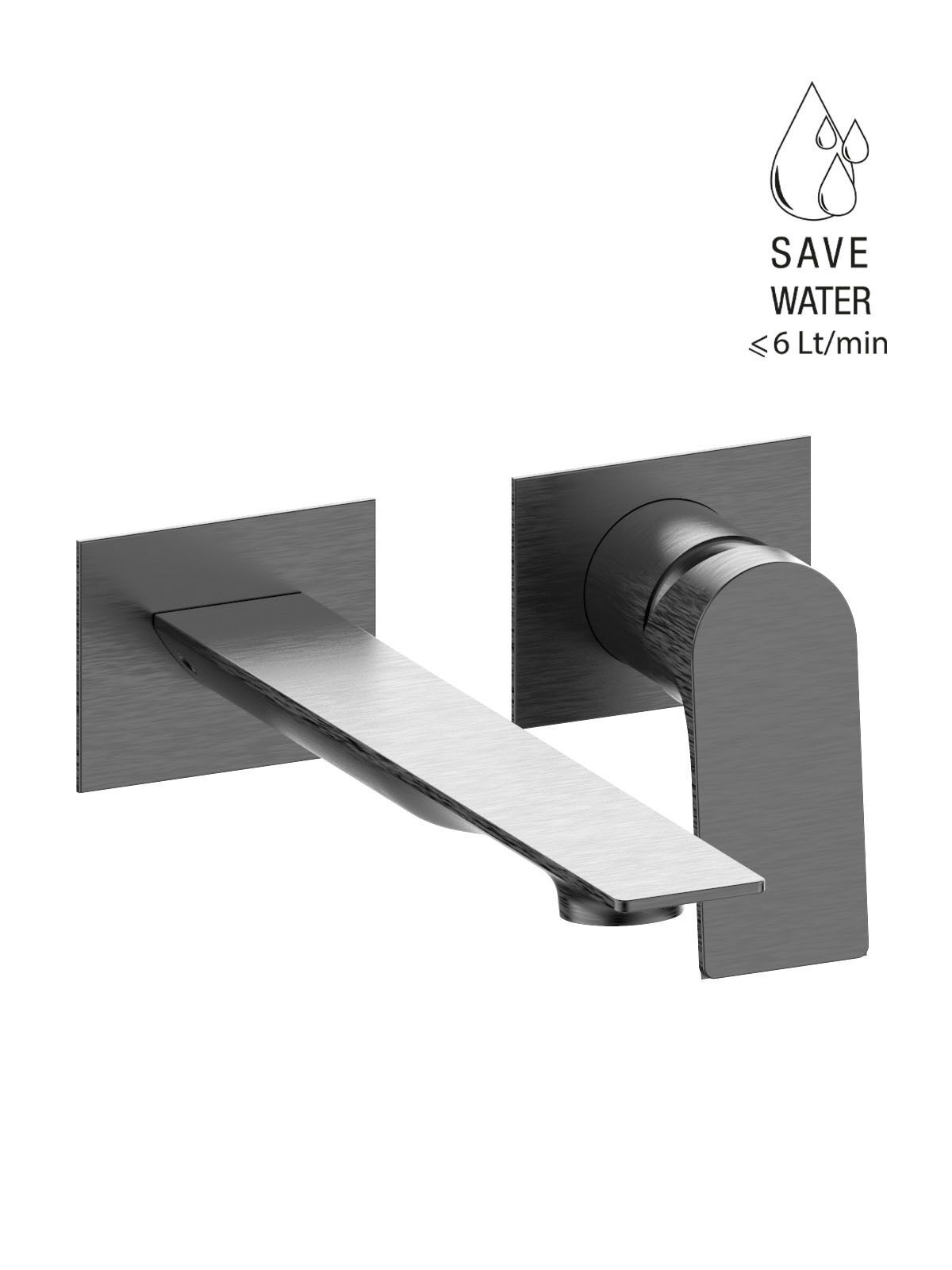 Настенный смеситель для раковины с ограничителем расхода Rubinetterie Frattini Нарцисс ARCH-00103865 - Вид №9