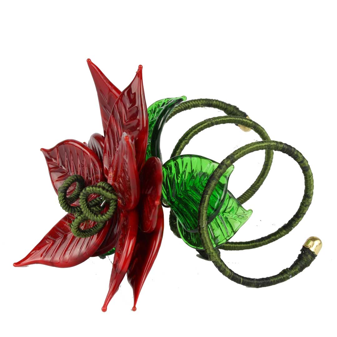 4278 Кольцо для cалфетки Стекляное ORIGINALMURANOGLASS Италия  - Вид №1