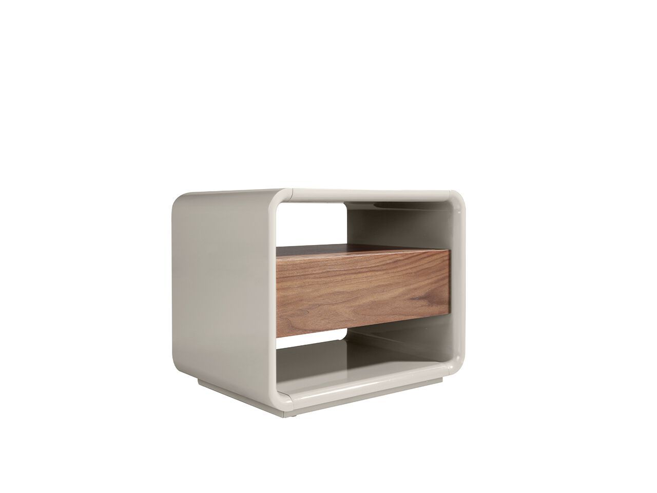 Прямоугольная прикроватная тумбочка из МДФ с ящиками Angel Cerda Nature Life ARCH-00092995 - Вид №1