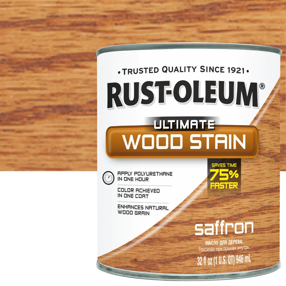 Масло тонирующее Ultimate цвет шафран 0.946 л 82482328 STLM-2000086 RUST-OLEUM 