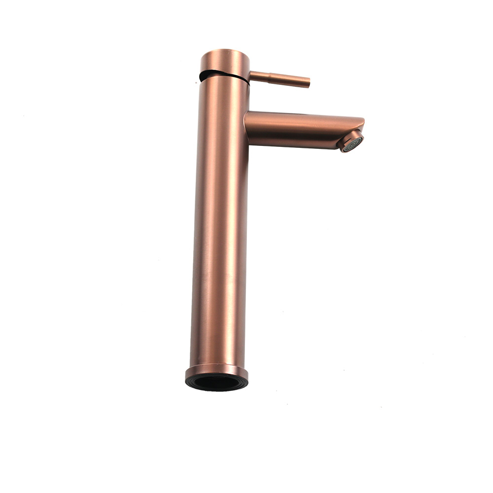 Смеситель д/ум MELANA-610102PVD-Br Tondo нерж.сталь, однорычажный, бронза  - Вид №4