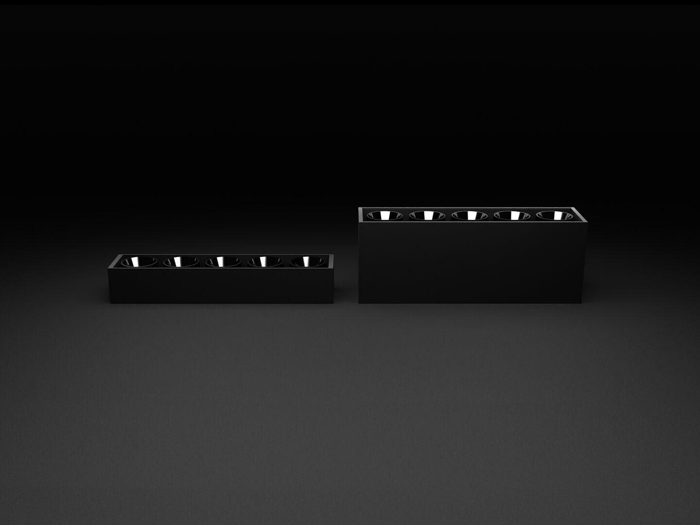 Алюминиевый светодиодный потолочный светильник Arkoslight Черный пульт дистанционного управления Foster Surface ARCH-00027779 - Вид №8