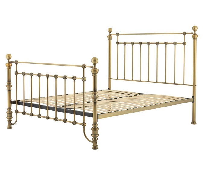Кованая двуспальная кровать 180х200 золотая Blaine EICHHOLTZ EICHHOLTZ 060461 Золото  - Вид №1