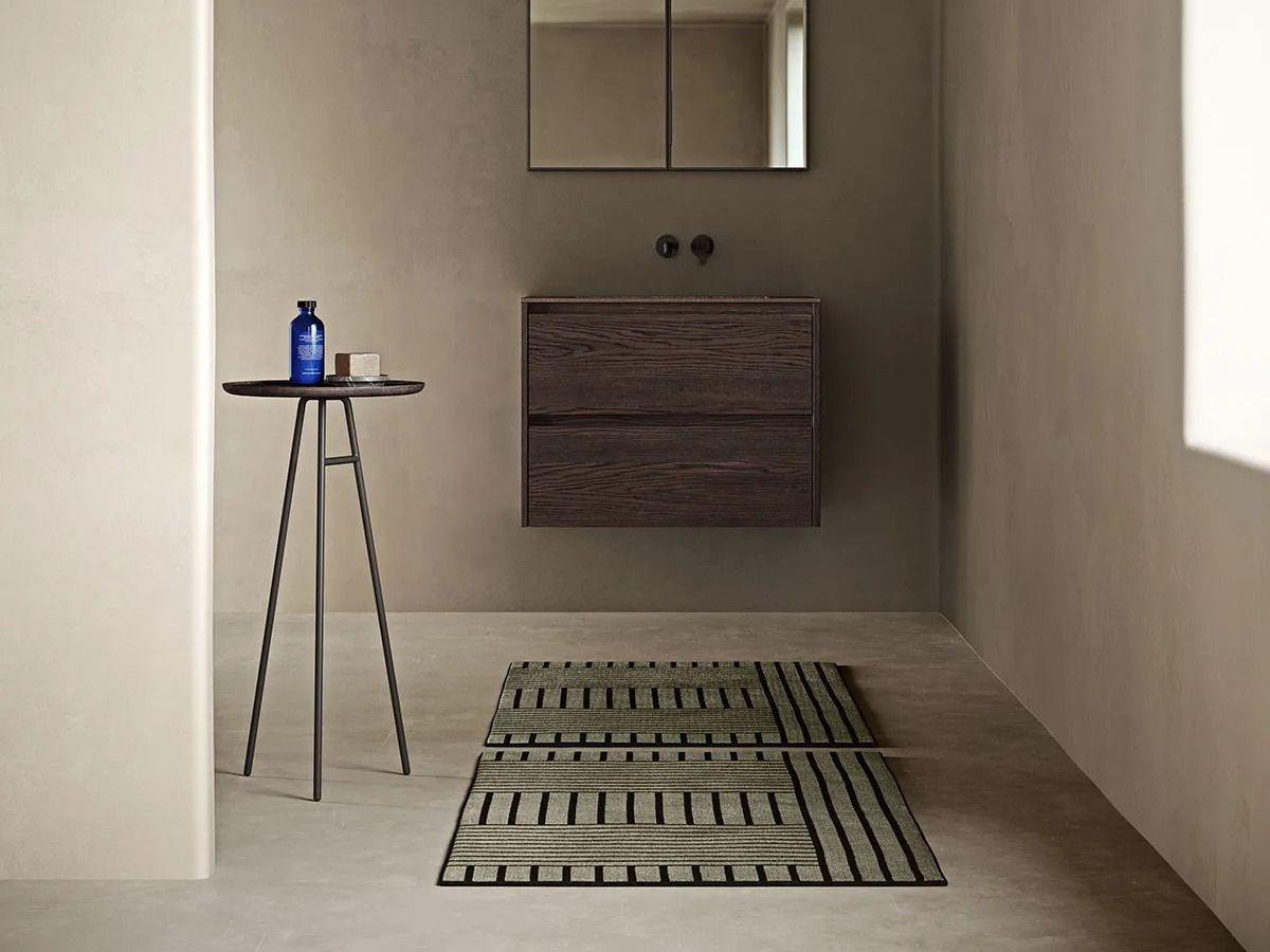 Деревянный умывальник с мраморной столешницей и ящиками Inbani слой ARCH-00134784 - Вид №1