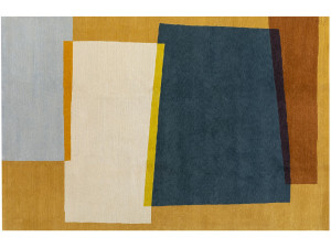 Прямоугольный ковер ручной работы из шерсти