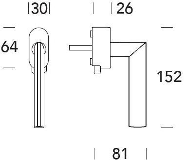 Reguitti Оконная ручка Zamak dk на розе Ixia Aj40dk07550 - Вид №1