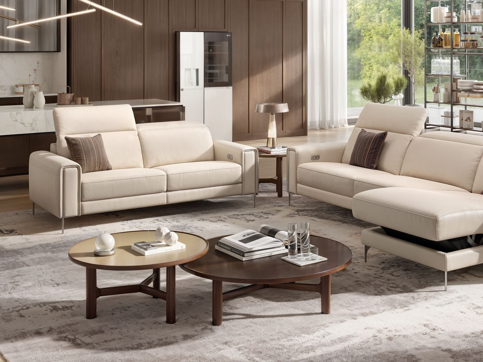 2-местный кожаный диван Sofanella Bellagio ARCH-00002435 - Вид №1