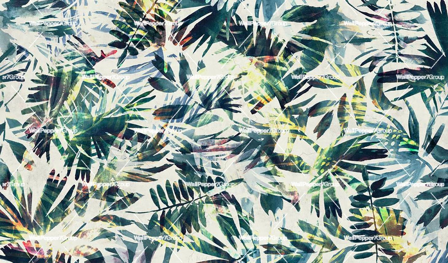 Тропические обои ПВХ бесплатно, экологически чистые, моющиеся WallPepper окружающая среда ARCH-00097572