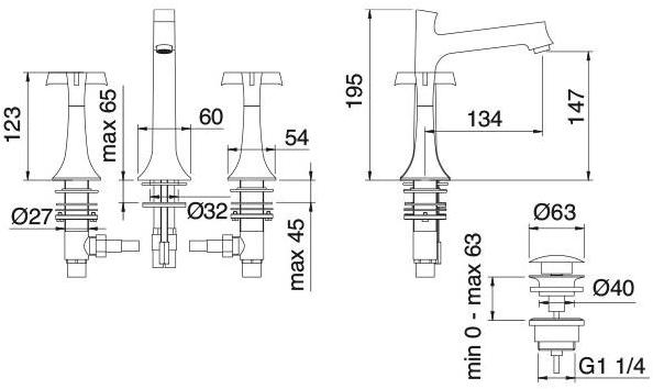Rubinetterie Treemme Bridge  7816  - Вид №3