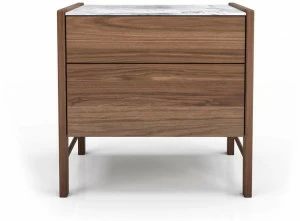 Huppé Прямоугольная тумбочка из орехового дерева с ящиками Frida 3443m - 3444m