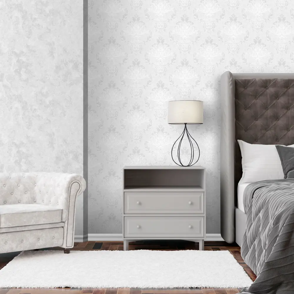 Erismann Donatela - Флизелиновые обои серого оттенка для стильного интерьера 89384277 STLM-1360613 - Вид №4