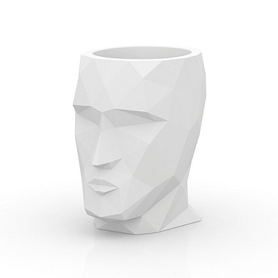 009057 Кашпо Nano матовое белое Vondom Adan - Вид №1