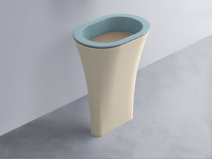 AMLA65-PL+AMPILO-AN+AMCOLO-LN Раковина Amedeo Ovale отдельностоящая cielo Enjoy + Amedeo