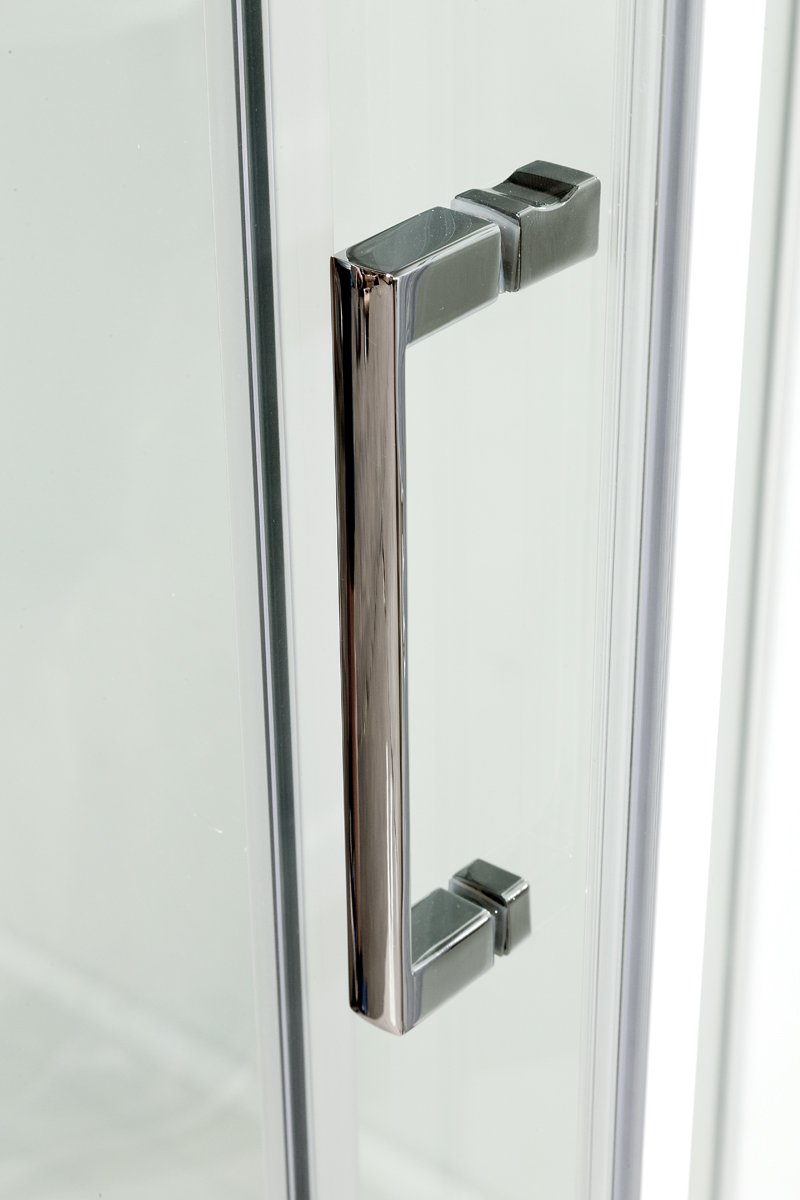 L 890 с гидромассажем BLACK Душевая кабина DETO Серия L А09 LED с кнопкой и гидромассажем - Вид №9