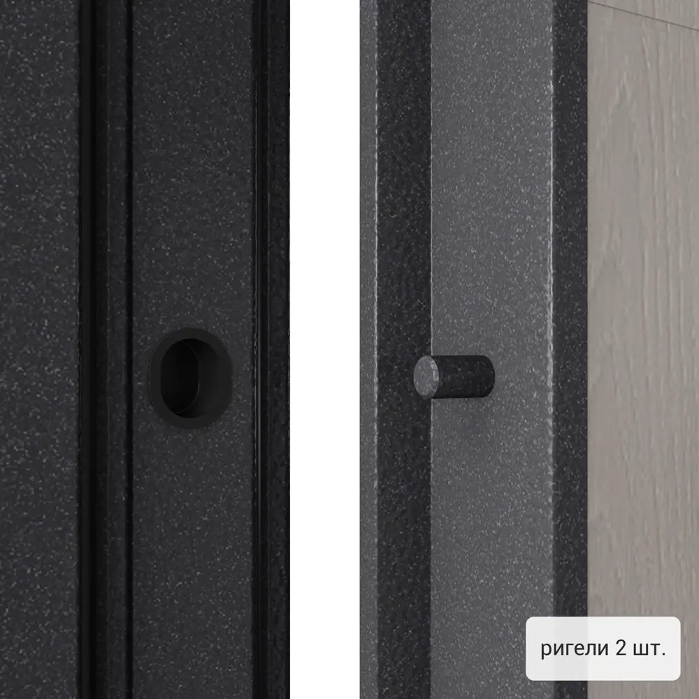 Дверь входная металлическая Берн 2 960 мм левая цвет белое дерево TOREX STLM-2044846 - Вид №7