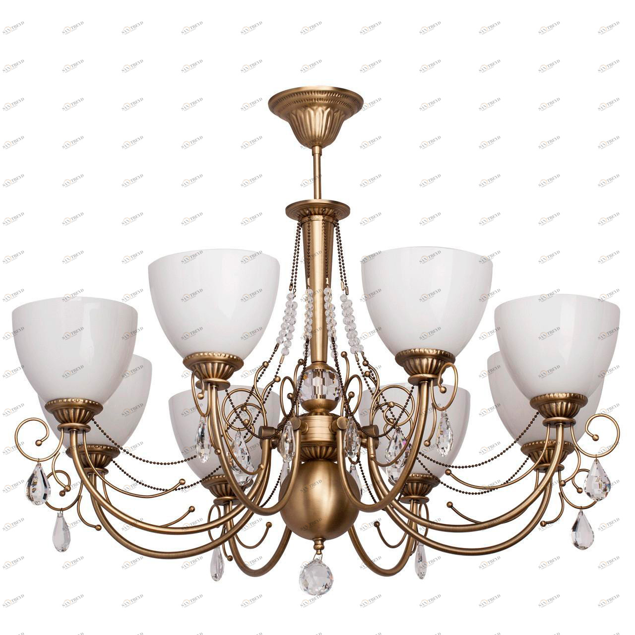 Подвесная люстра MW-Light Фелиция 347016608 белая MW-LIGHT ДИЗАЙНЕРСКИЕ, ФЕЛИЦИЯ 188186 Белый 