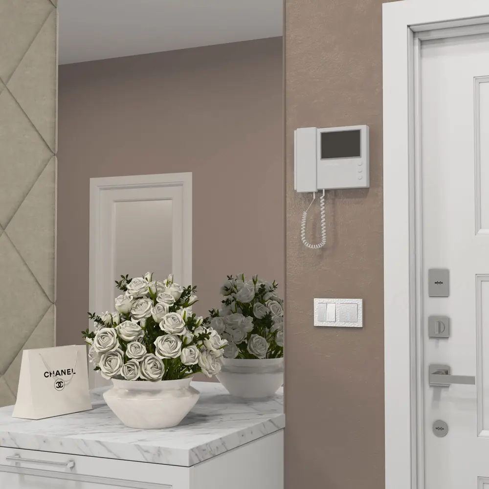 Выключатель проходной встраиваемый Werkel Hammer 2 клавиша с подсветкой цвет белый STLM-2118621 - Вид №3