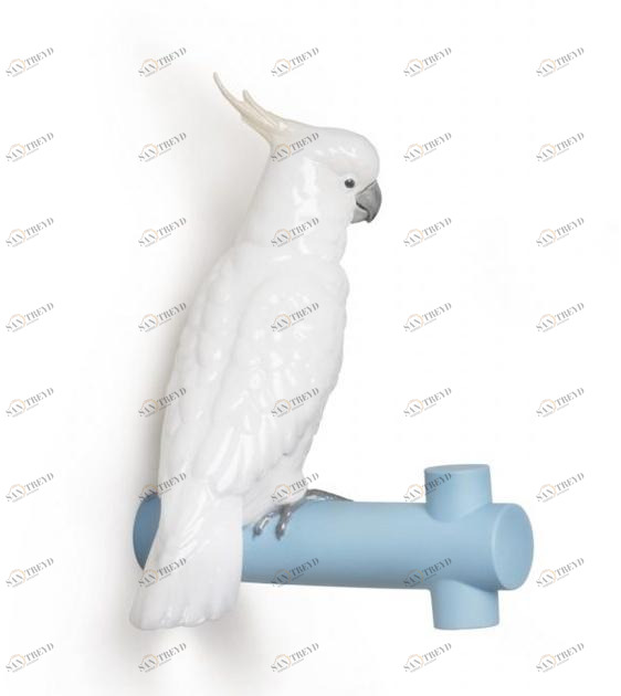 Lladró Настенная вешалка из фарфора The parrot party 01007854