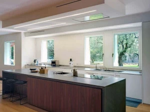 CARMINATI SERRAMENTI Распашное окно из дерева с двойным остеклением Skyline system