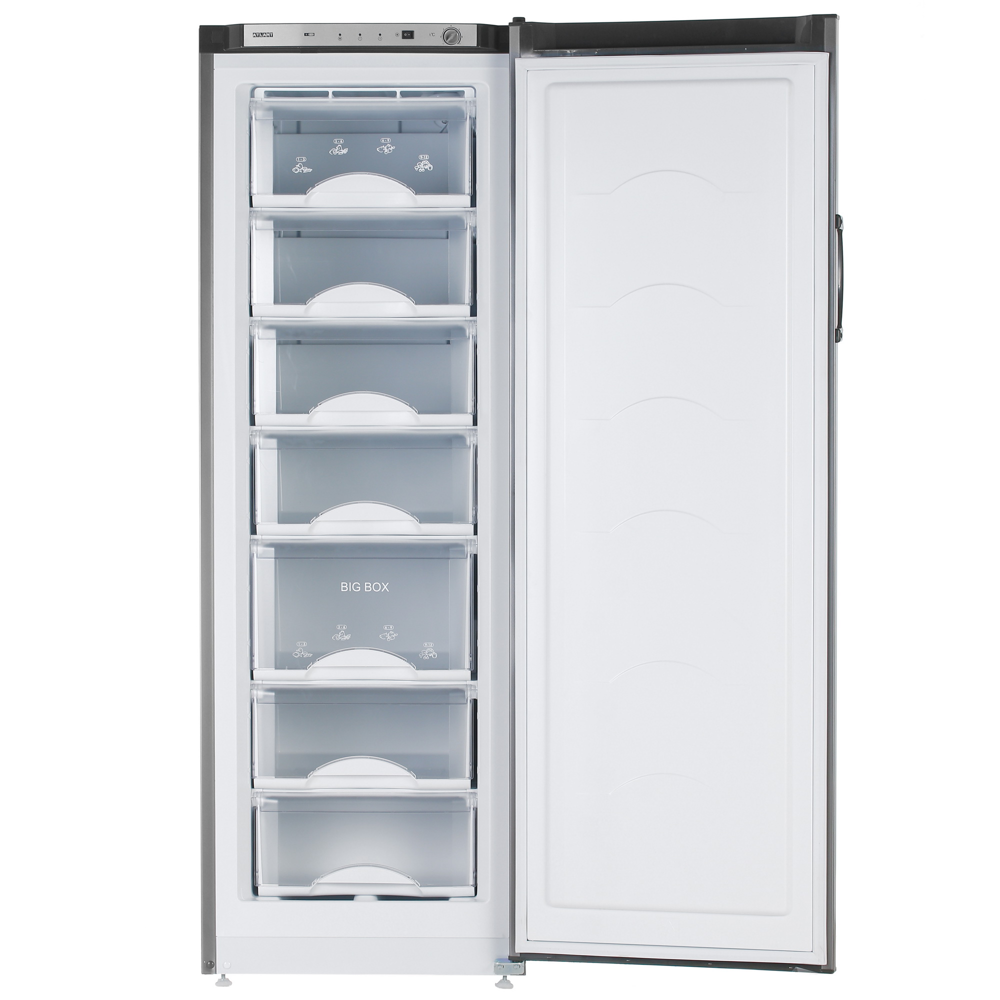 1249119 Морозильный шкаф  ATLANT M 7204-160 серый STDN-0124912 - Вид №1