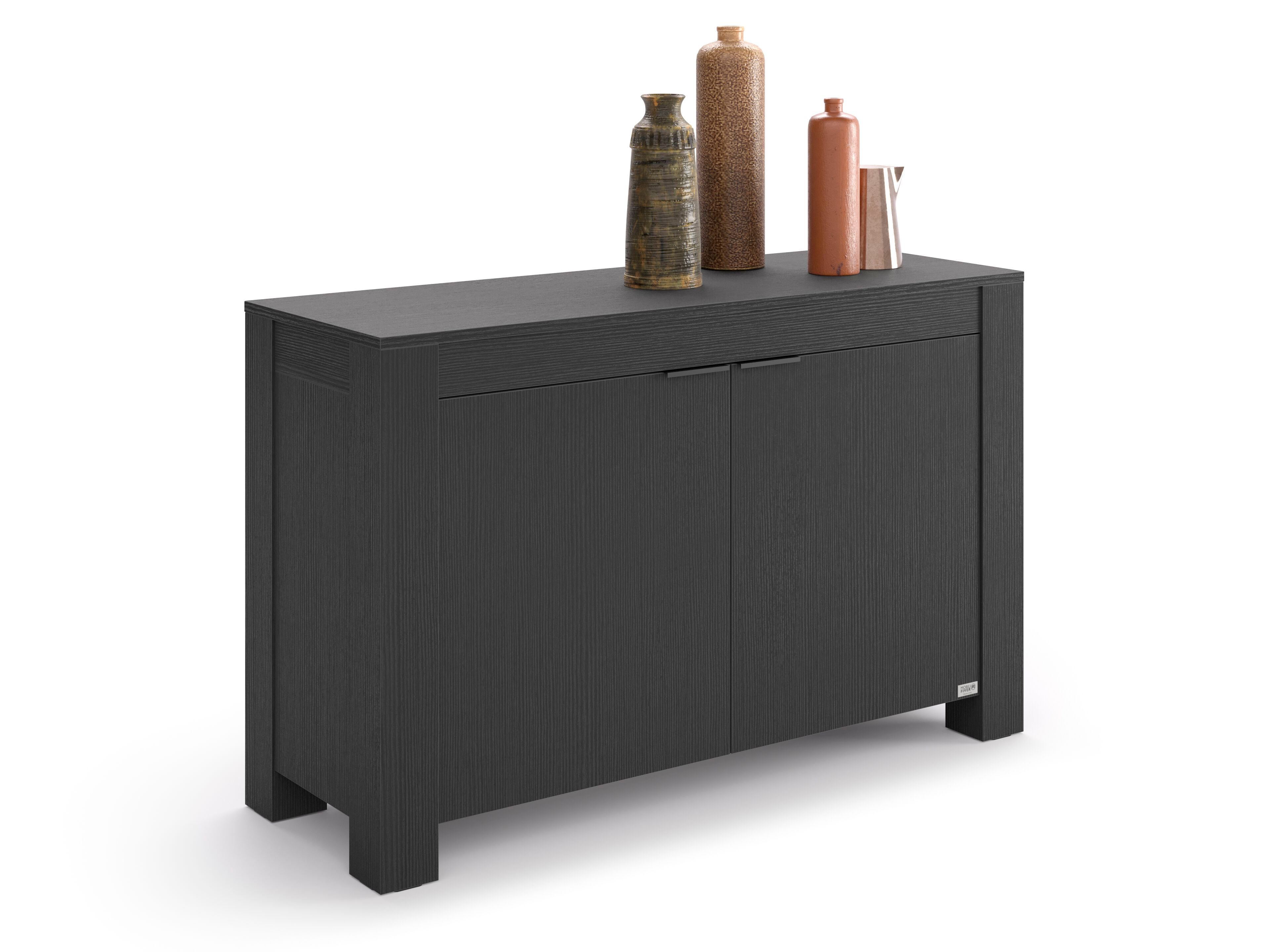 Шкаф из черного ясеня с распашными дверцами Mobili Fiver Rachele ARCH-00104410 - Вид №2