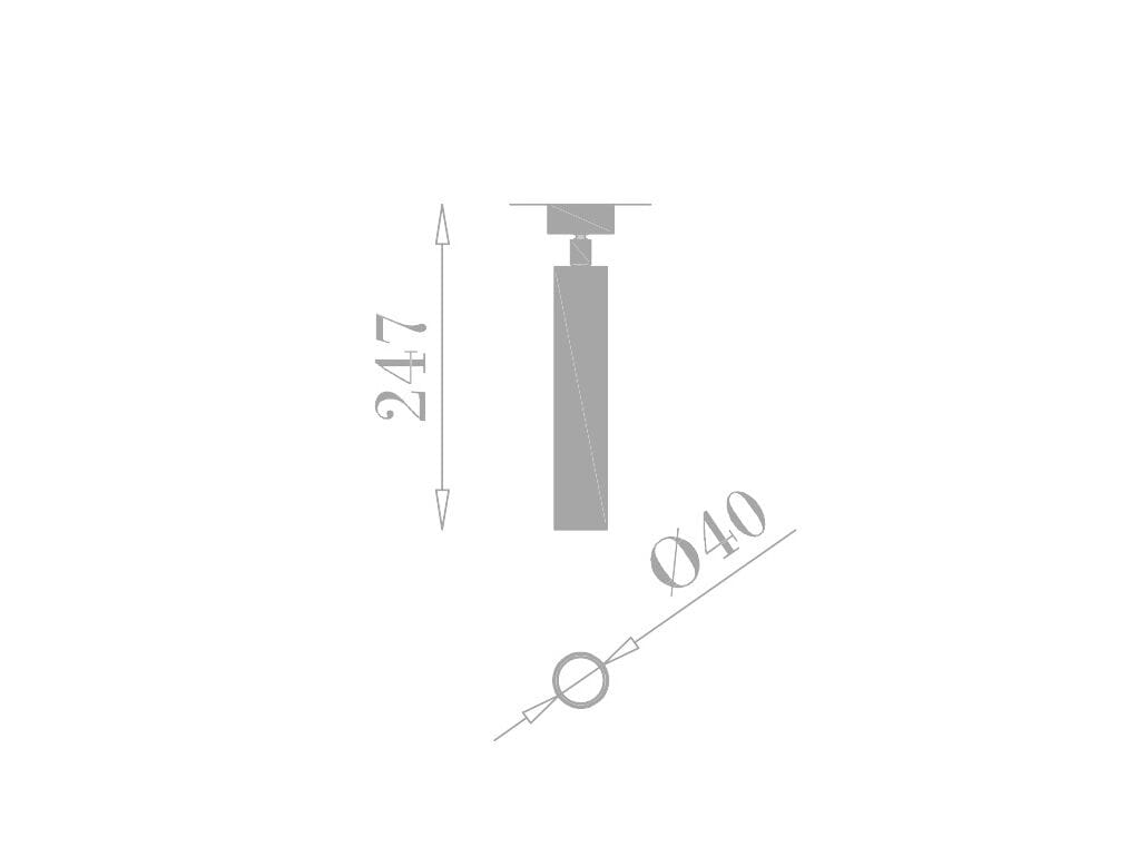 Латунный светодиодный потолочный светильник 247LAB RB ARCH-00081899 - Вид №6