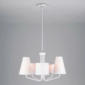 Подвесная люстра Eurosvet Ornato 70074/5 белый EUROSVET ORNATO 187559 Белый