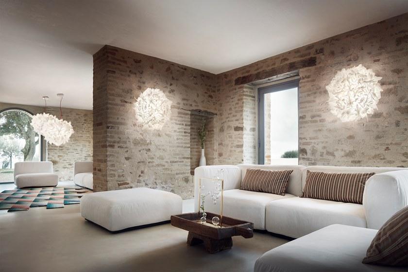 Slamp Светодиодный подвесной светильник из opalflex® Veli foliage sun-id-1402711 - Вид №2