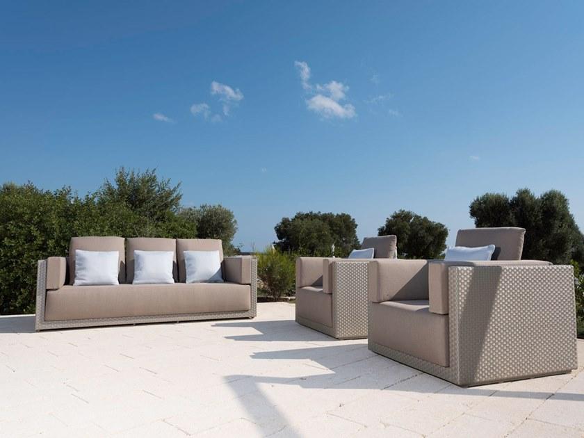 Braid Садовое кресло из полиэтиленового волокна с подлокотниками Zoe 101.001 - Вид №2